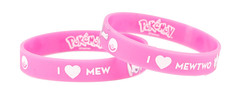 Mew & Mewtwo Rubber Bracelet 2-Pack